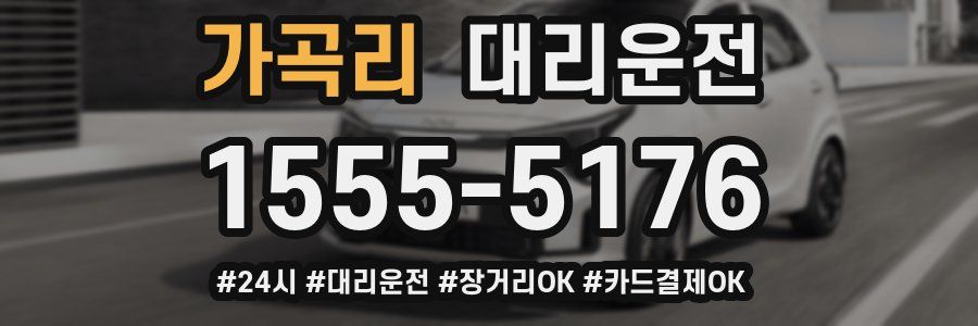 가곡리 대리운전