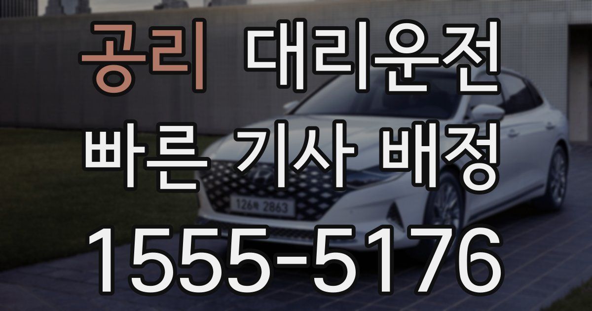 일일대리기사