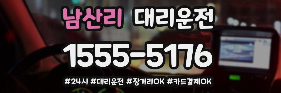 남산리 대리운전