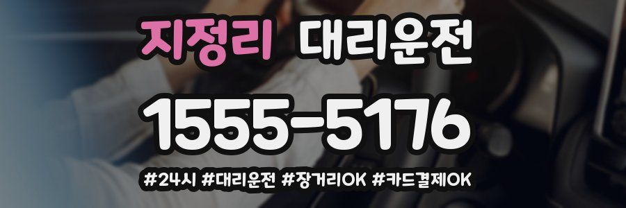 지정리 대리운전