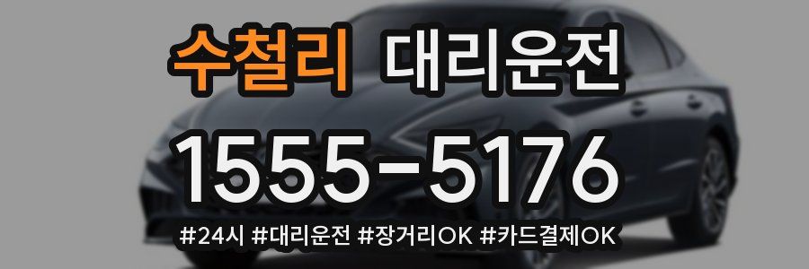 수철리 대리운전