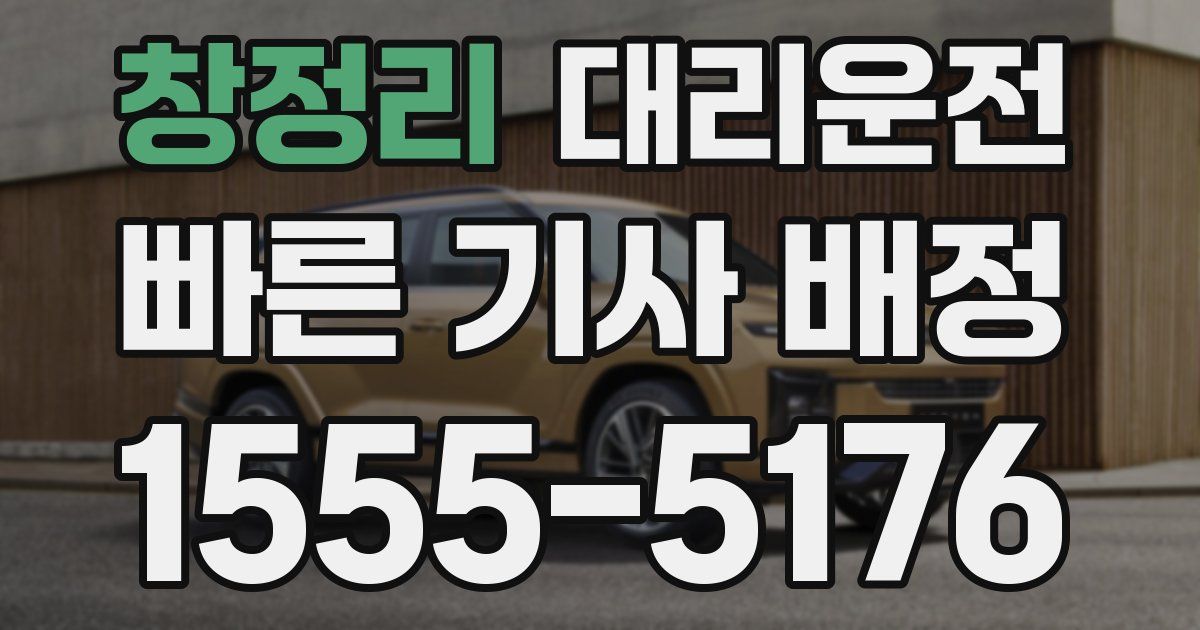 일일대리기사