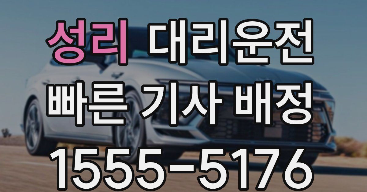 일일대리기사