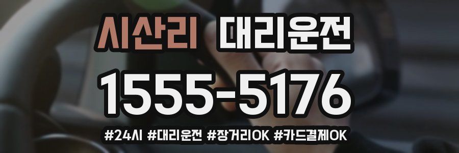 시산리 대리운전