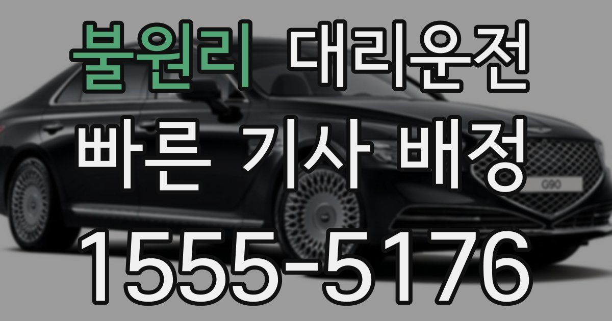 일일대리기사