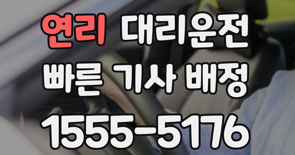 일일대리기사