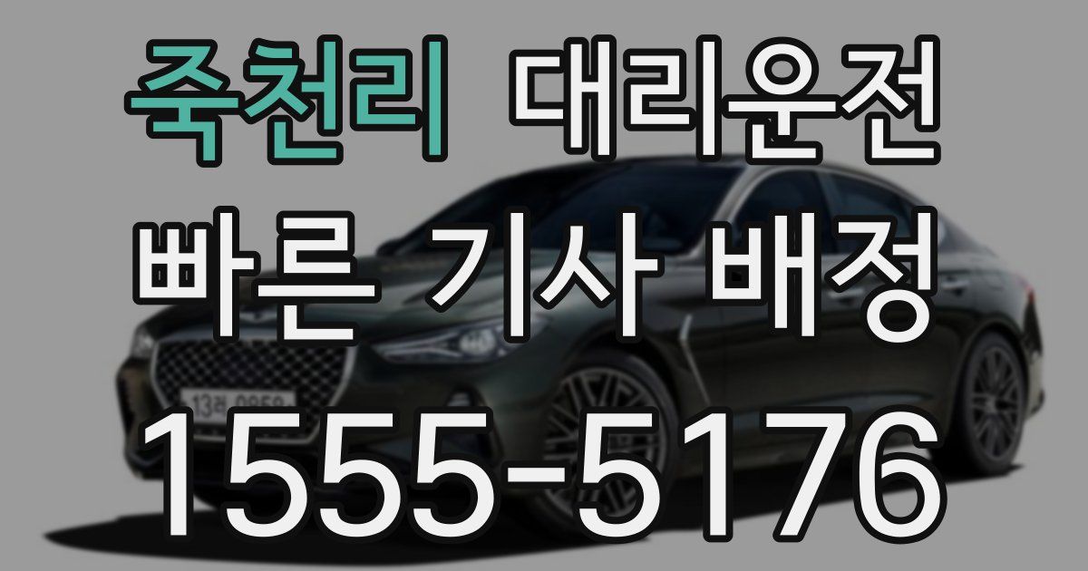 일일대리기사