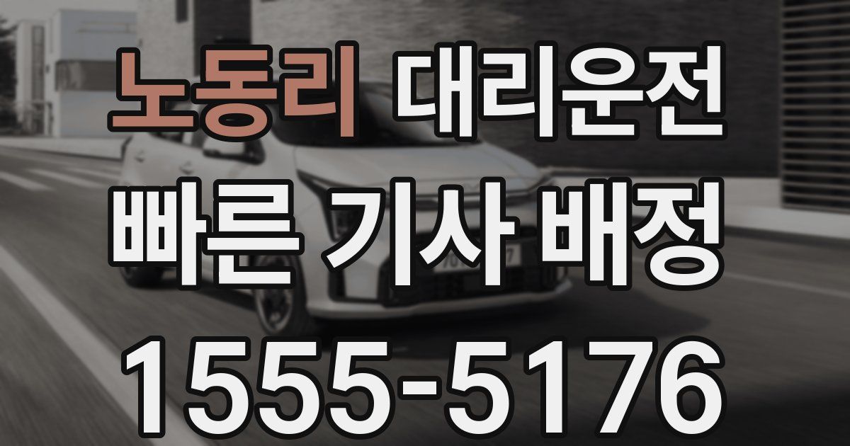 일일대리기사
