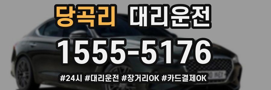 당곡리 대리운전