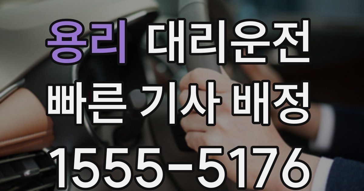 일일대리기사