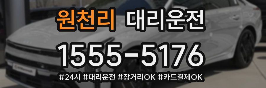 원천리 대리운전