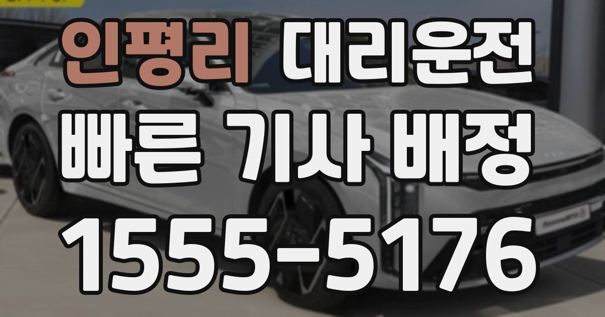 일일대리기사