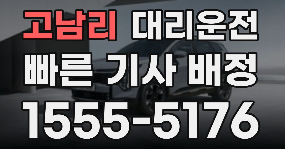 일일대리기사