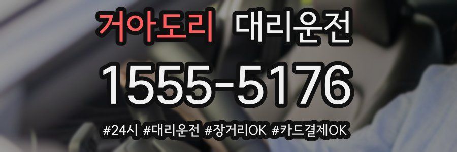 거아도리 대리운전