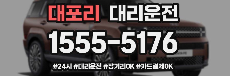 대포리 대리운전