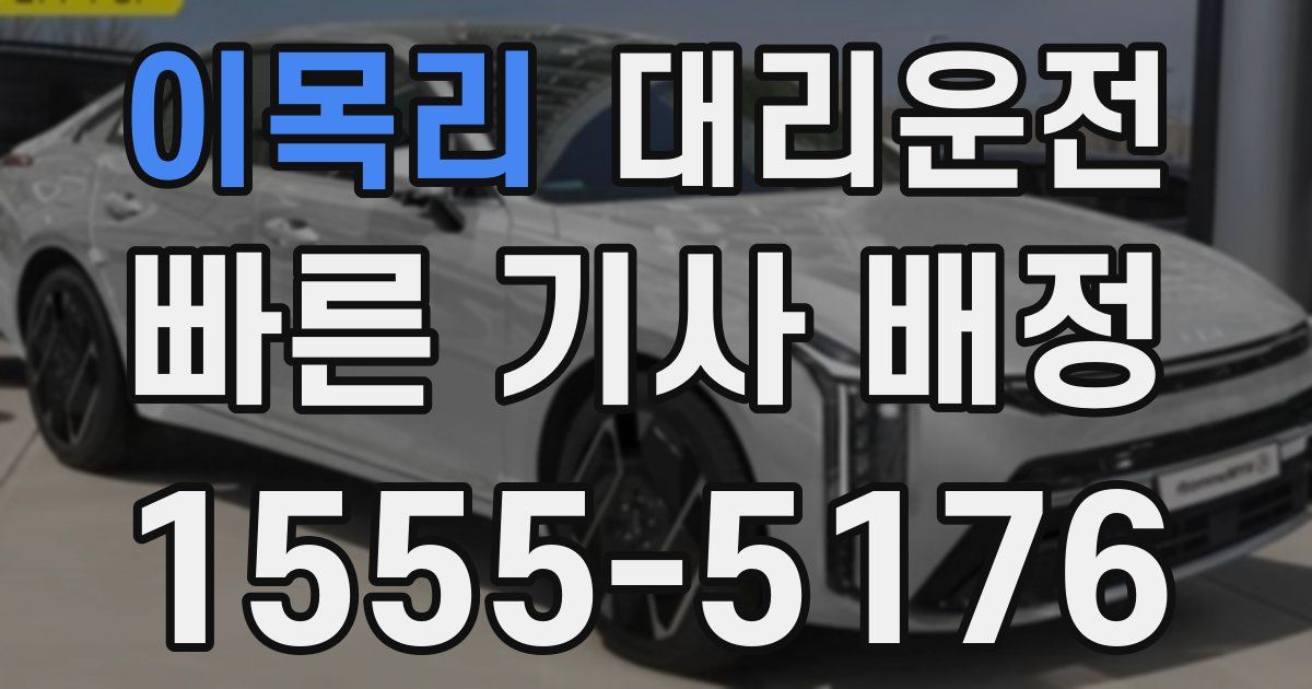 일일대리기사