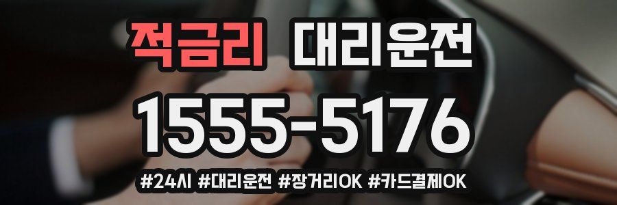 적금리 대리운전
