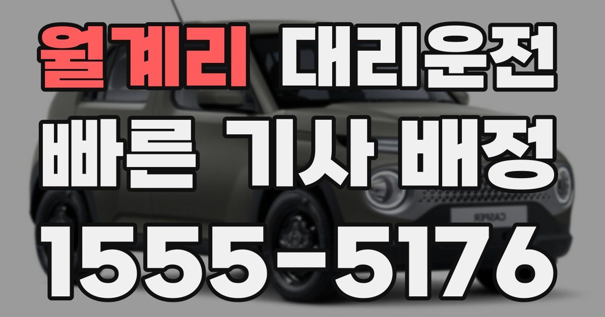 일일대리기사