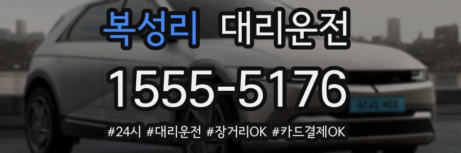 복성리 대리운전