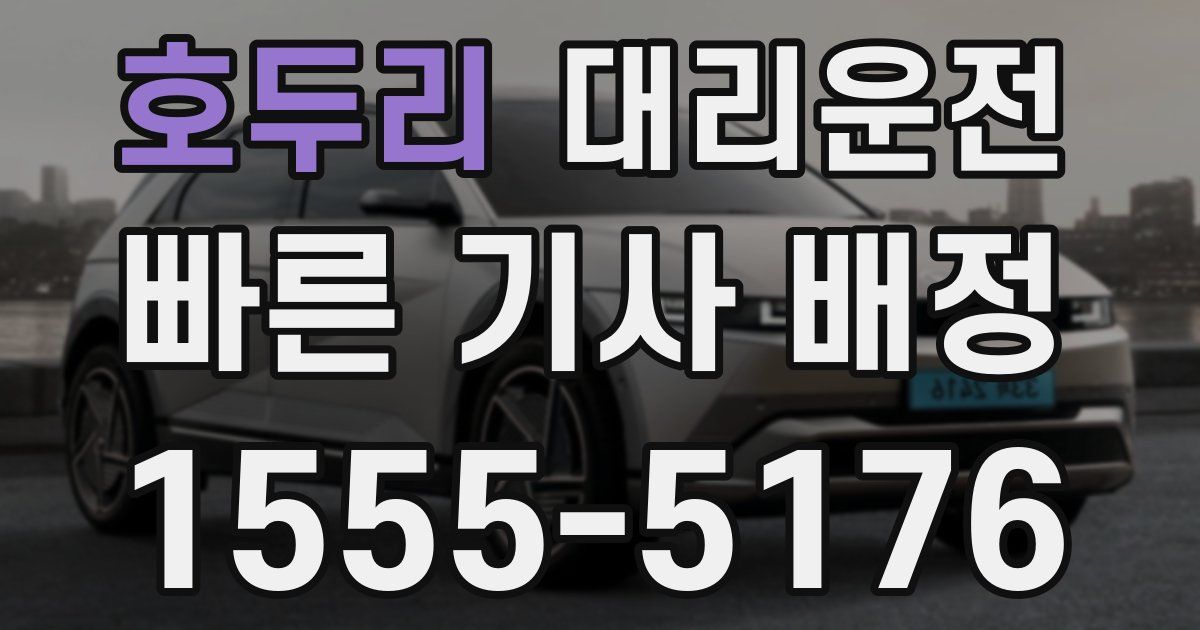 일일대리기사