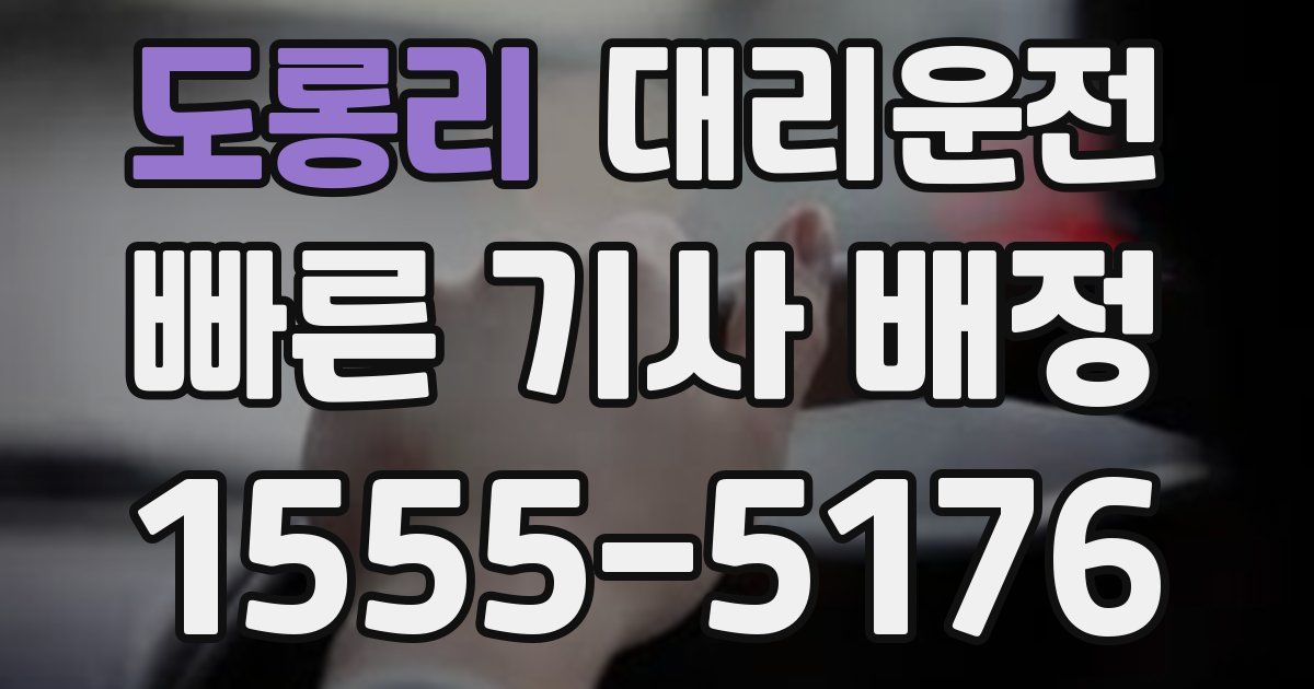 일일대리기사