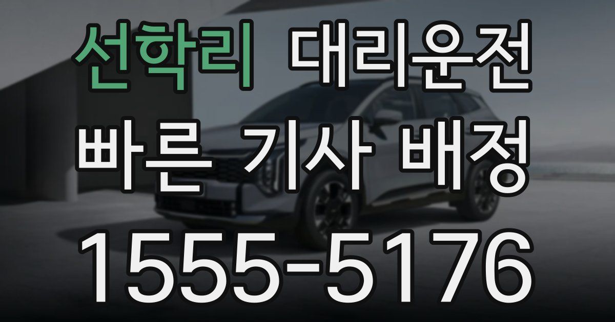 일일대리기사