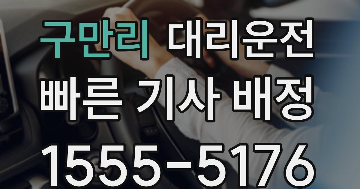일일대리기사
