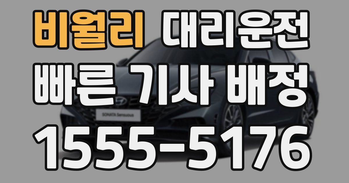 일일대리기사