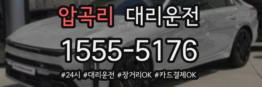 압곡리 대리운전