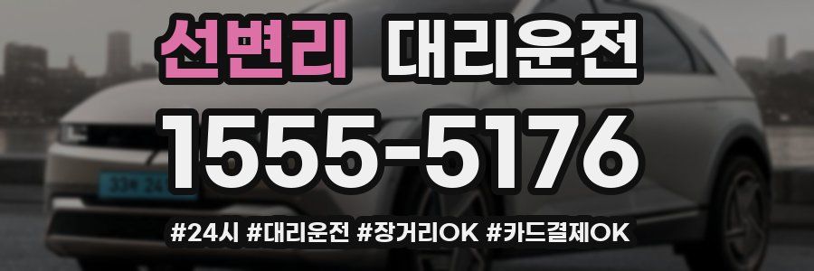 선변리 대리운전