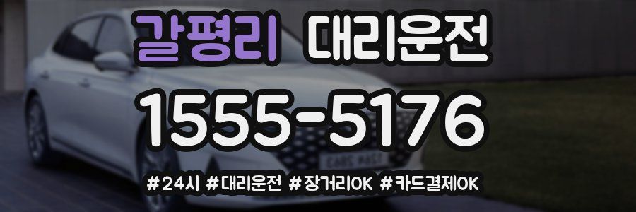 갈평리 대리운전