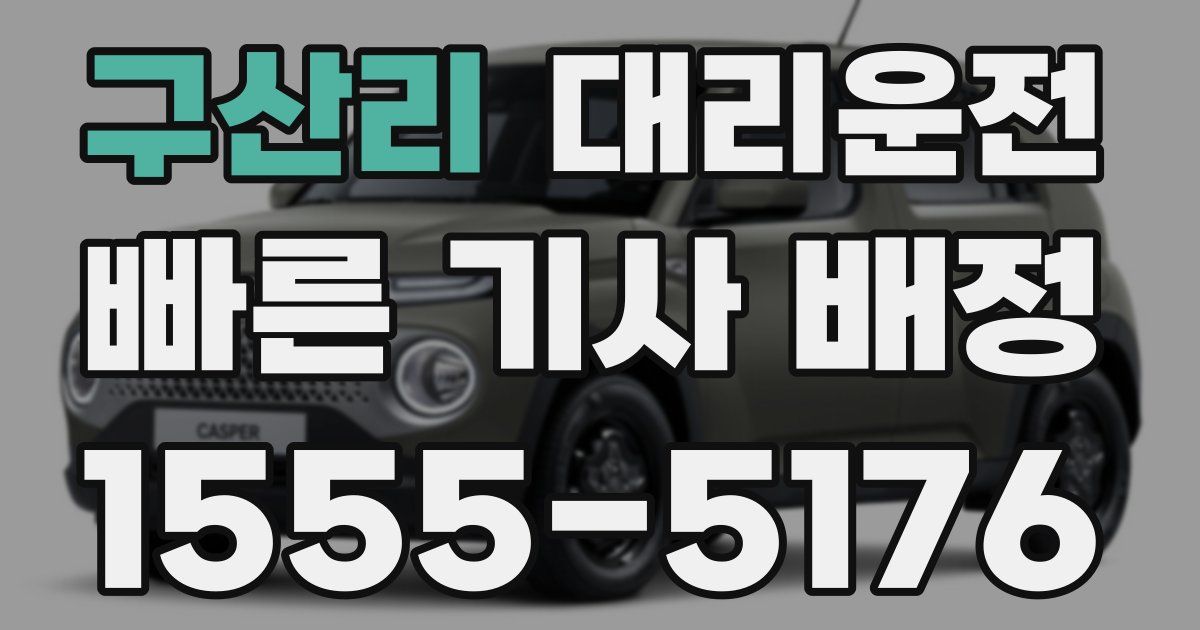 일일대리기사