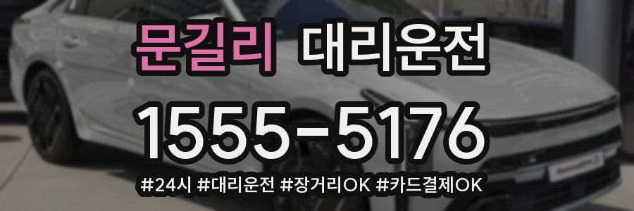 문길리 대리운전