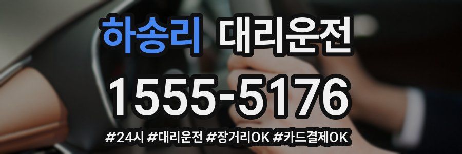 하송리 대리운전