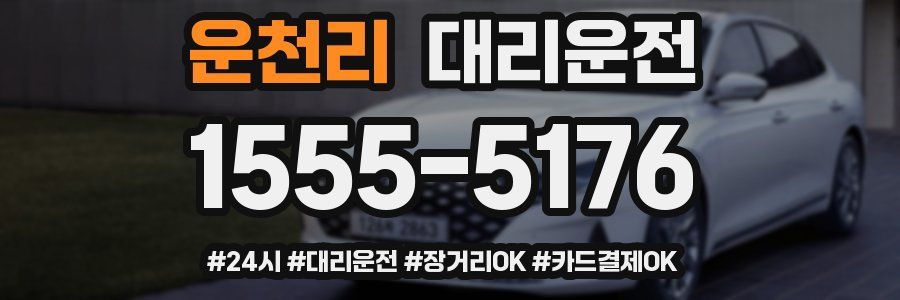 운천리 대리운전