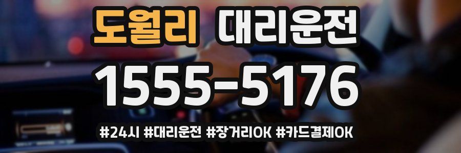 도월리 대리운전