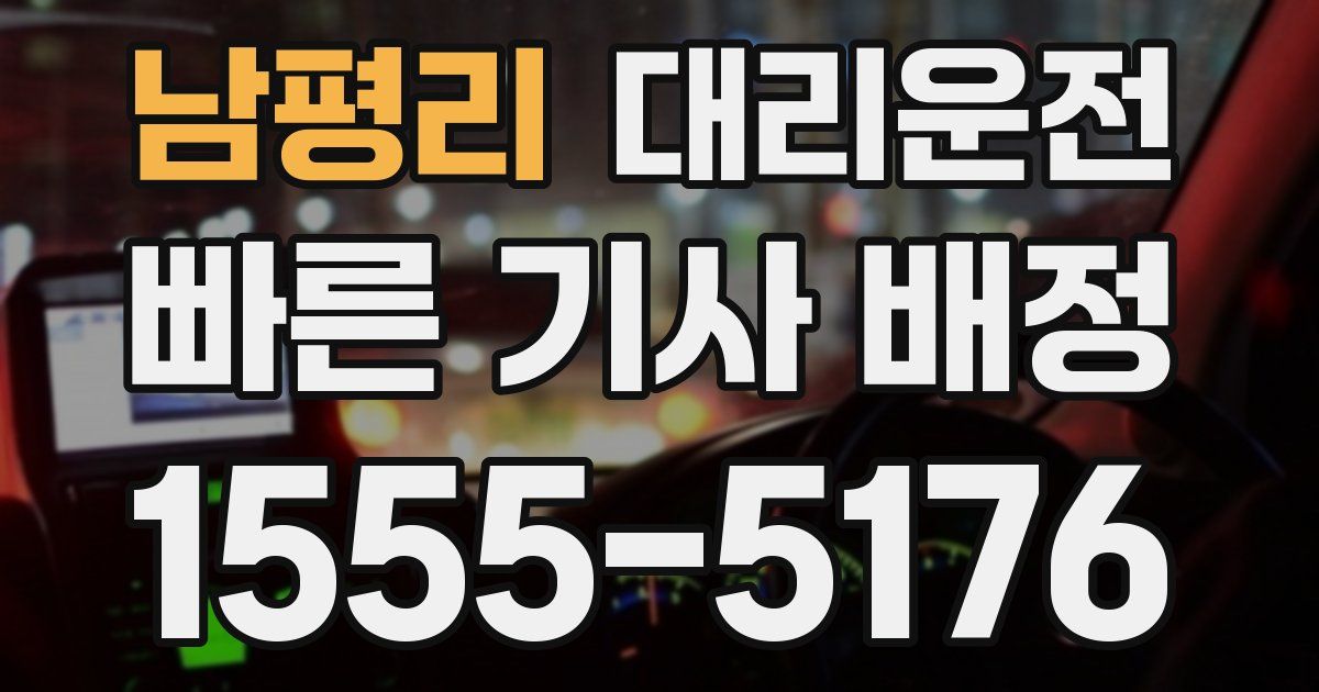 일일대리기사