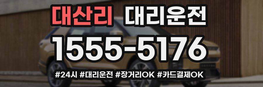 대산리 대리운전