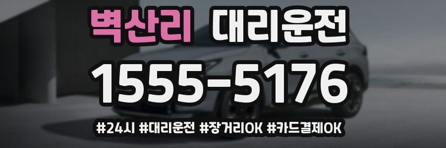 벽산리 대리운전