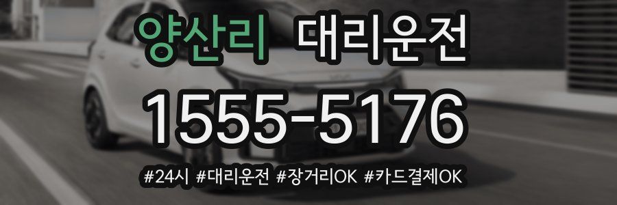 양산리 대리운전