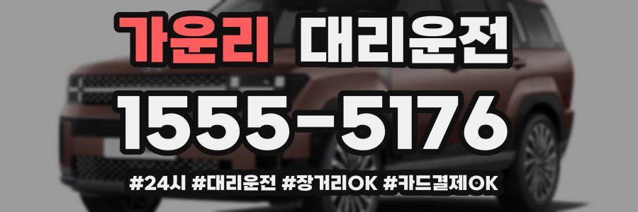 가운리 대리운전