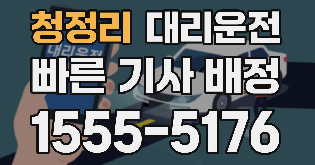 일일대리기사