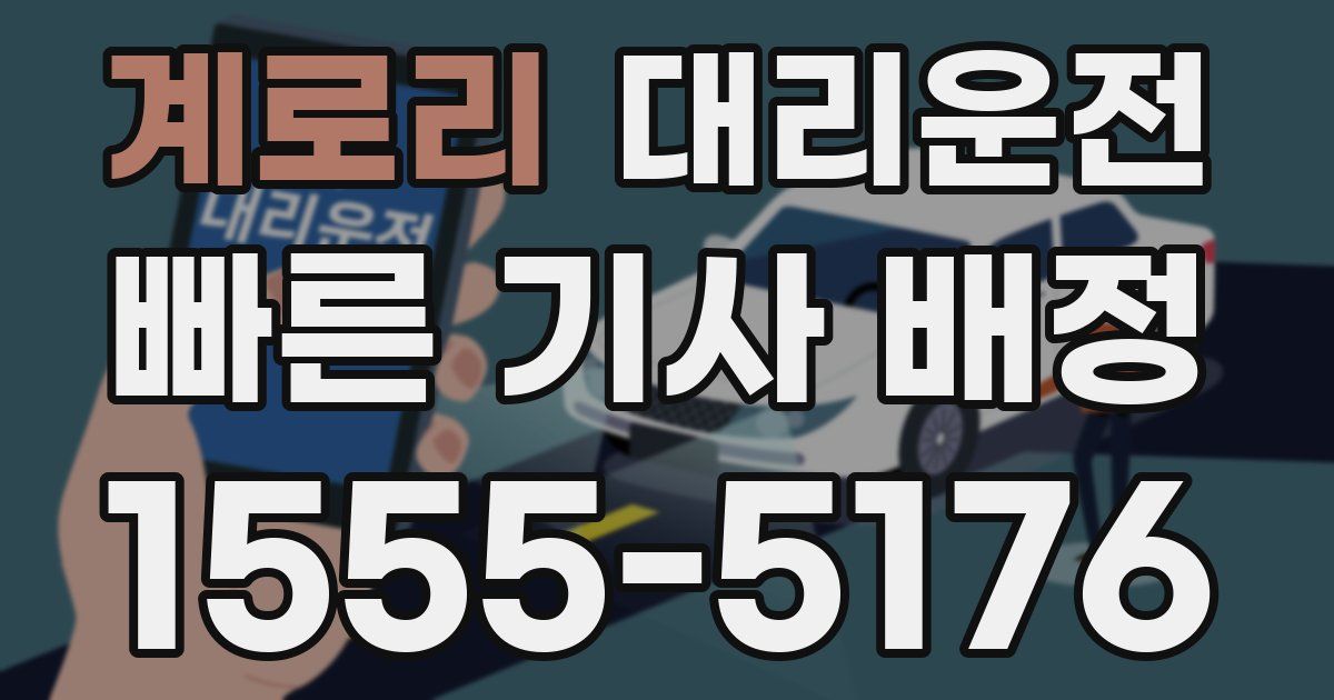 일일대리기사