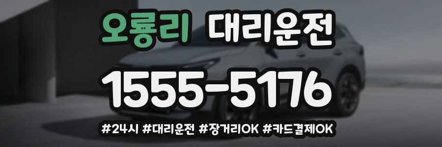 오룡리 대리운전