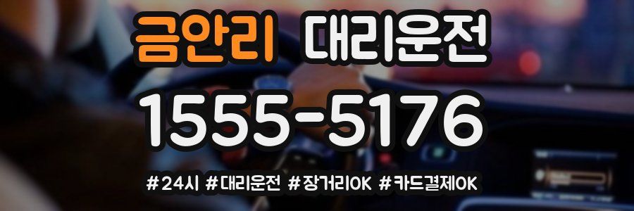 금안리 대리운전