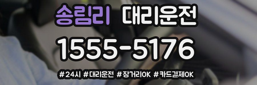 송림리 대리운전