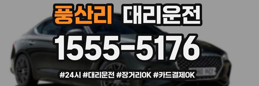 풍산리 대리운전