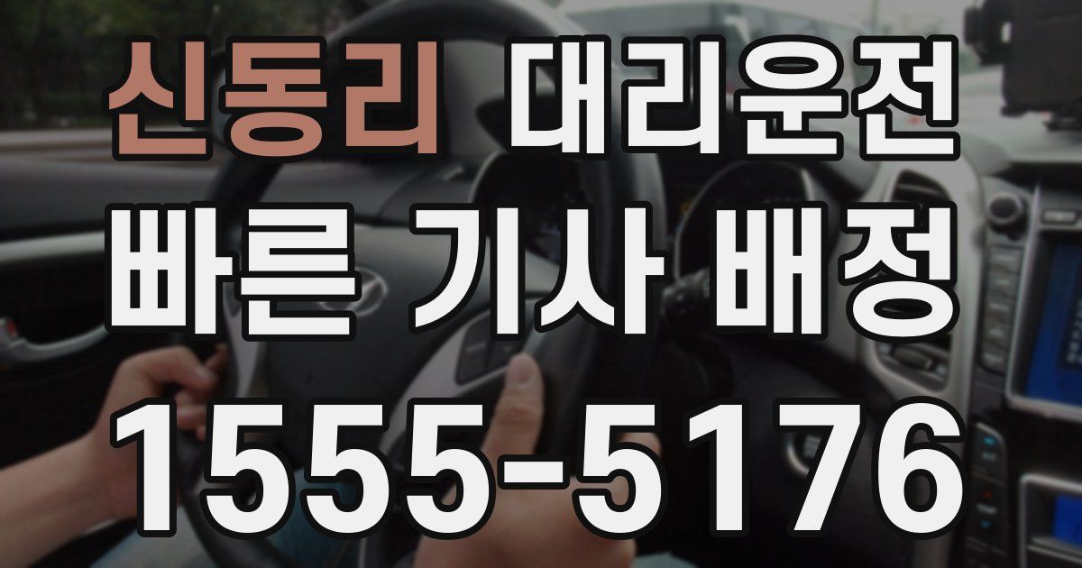 일일대리기사
