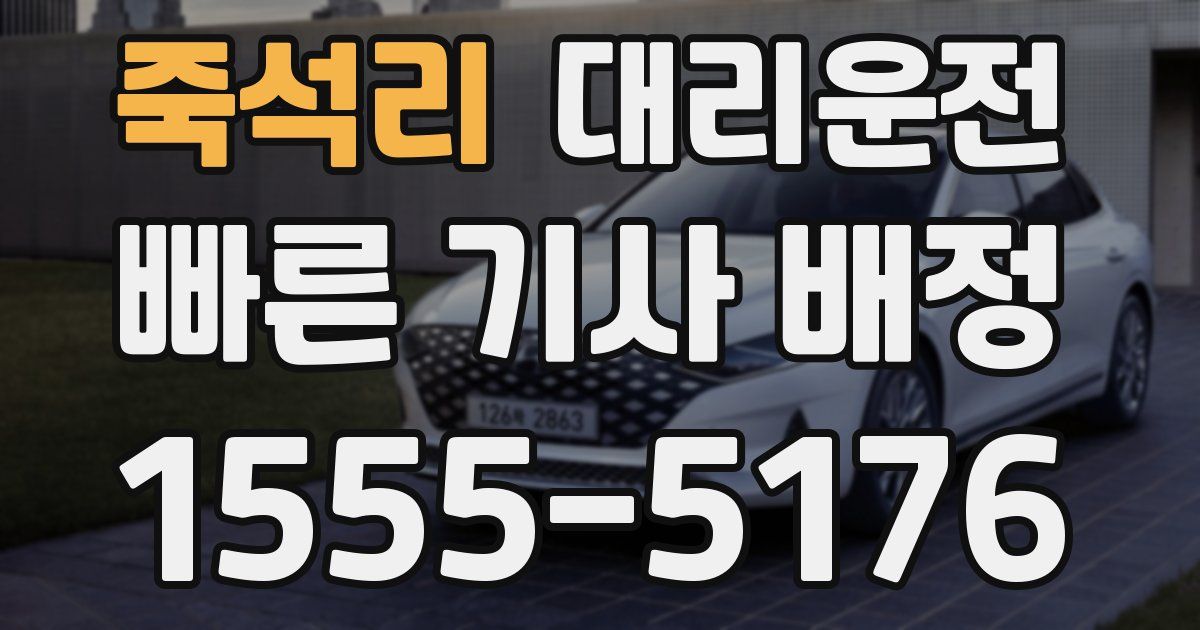 일일대리기사