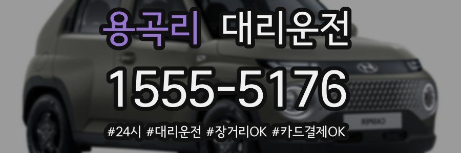 용곡리 대리운전